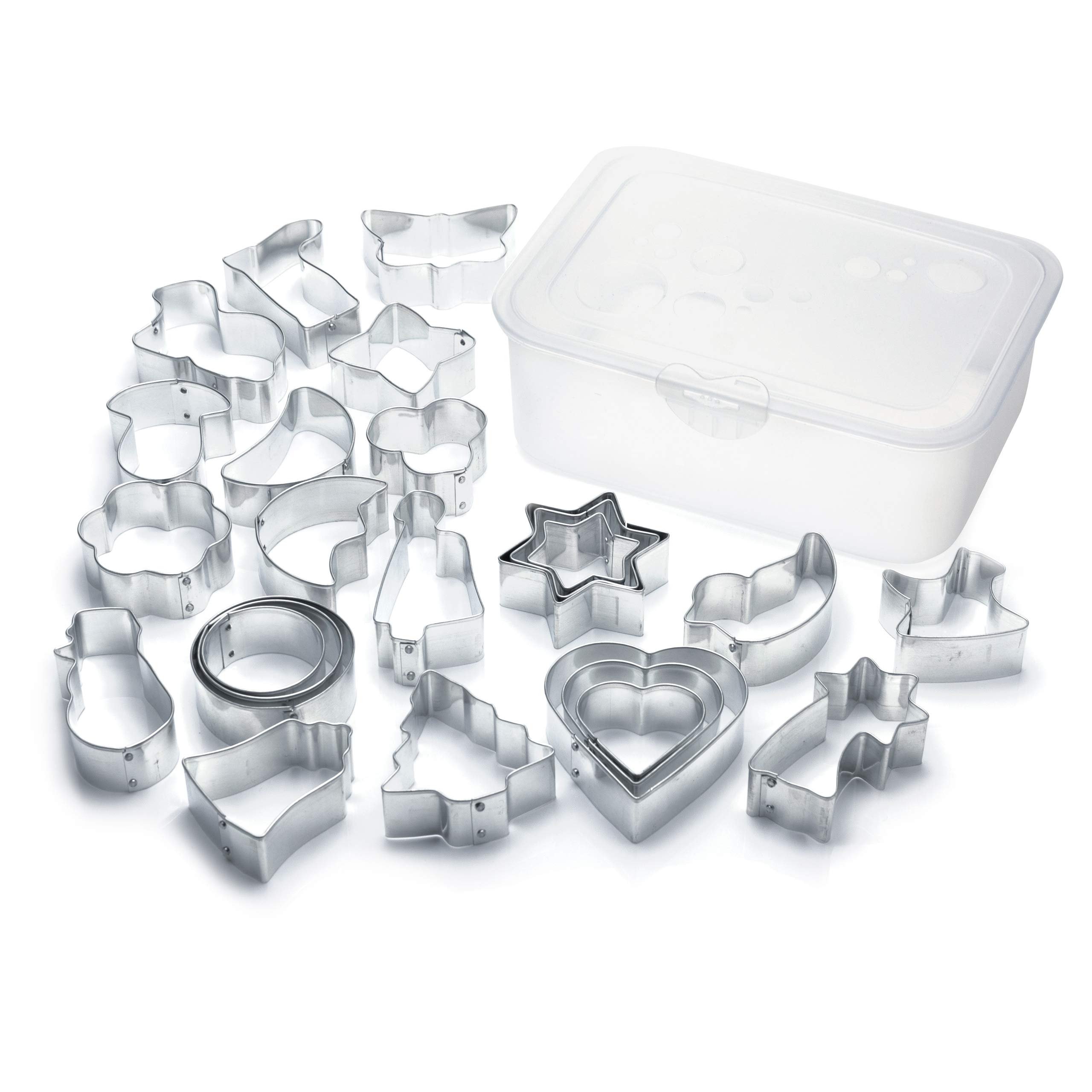 Set di 5 formine per biscotti a forma di farfalla, in acciaio inox, a forma di fata, per biscotti e sandwich, per fai da te, regalo, torte, pasticceria, decorazione