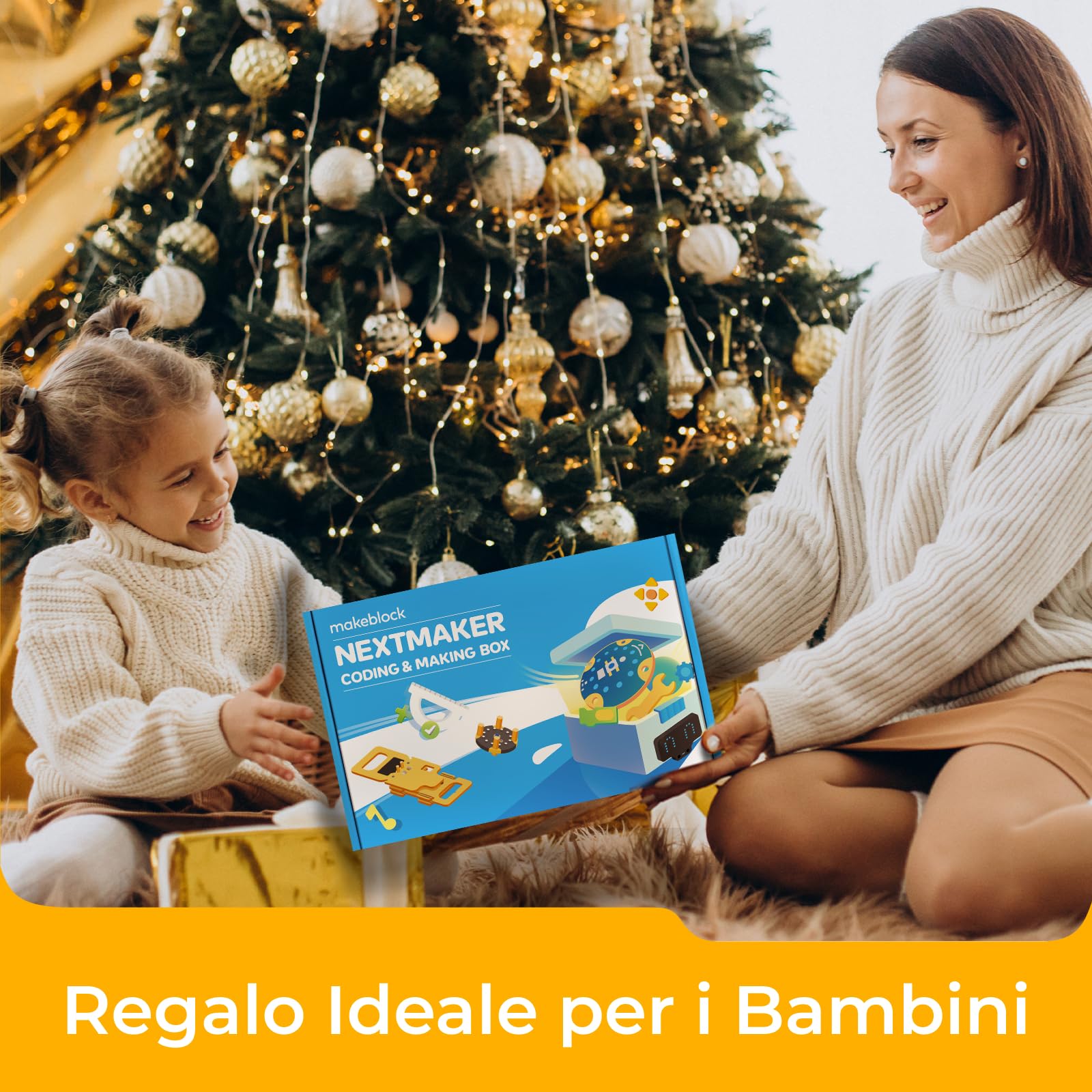 Makeblock NextMaker Kit STEM (Box 1-3) per bambini dagli 8 anni in su, Kit di giocattoli educativi per il coding, kit regalo per i bambini per imparare l'elettronica di programmazione e ingegneria