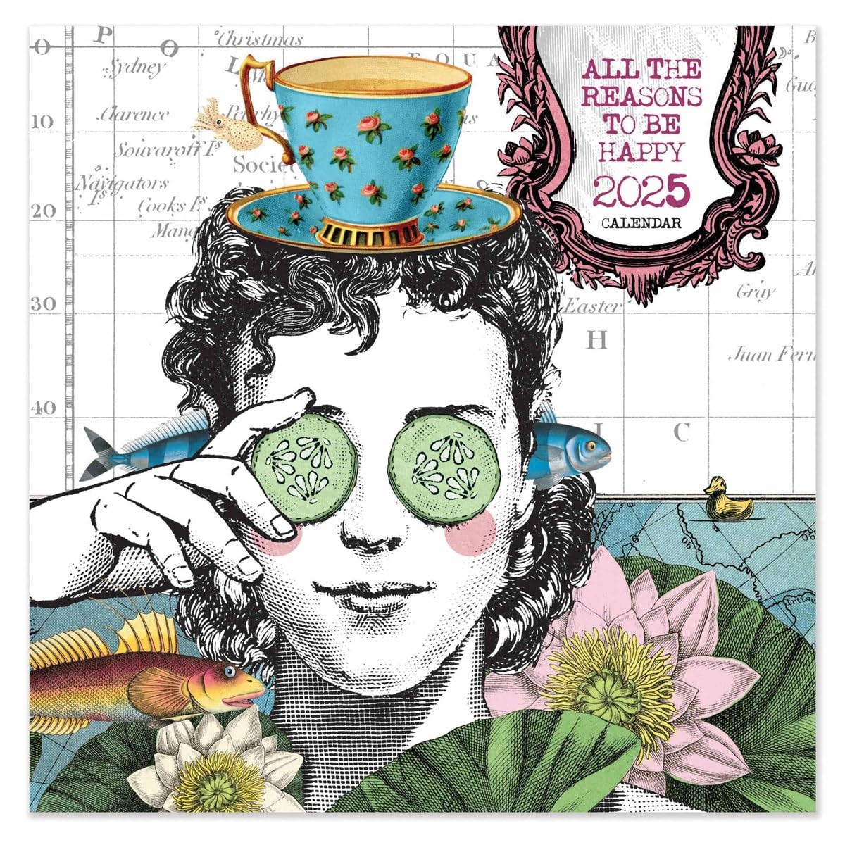 2025 Pabuku Square Wall Calendar