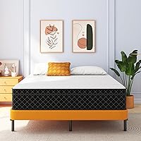 Swbvs 12 Inch Queen Hybrid Mattress in a Box - Memory Foam & Pocket Springs, Medium Firm, Cooling Breathable, Pressure Relief & 120 Night Trial