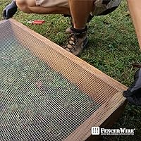 Vista 5 de Fencer Wire Paño de hardware galvanizado en caliente de calibre 19 con malla de 1/2 "x 1/2