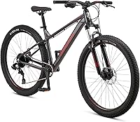 Mongoose Colton 27.5" Mountain Bike for Adults 5'6"-6'0" - 7-Speed, Disc Brakes, Aluminum Frame, All-Terrain Tires