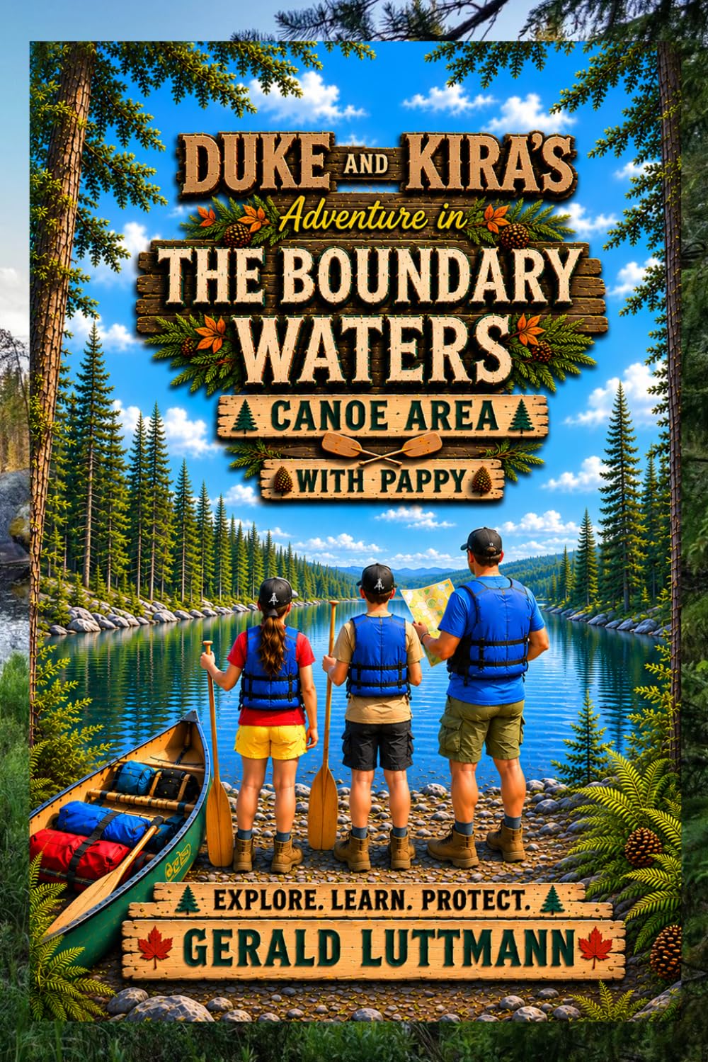 Duke and Kira's Adventure in The Boundary Waters Canoe Area with Pappy