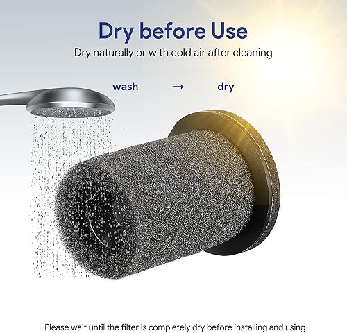 Miniatura 5 de Bagotte Replacement Filters BHV10 Handheld Vacuum Cleaner, Washable Reusable Foam Filter and HEPA Filter for Effective Filtration, 4-Pack