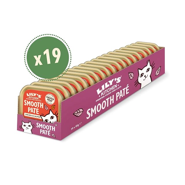 Foto 4 de 6 de Lily's Kitchen Smooth Chicken with Salmon Paté Complete Nutrition Adult Cat Food 19 x 85g