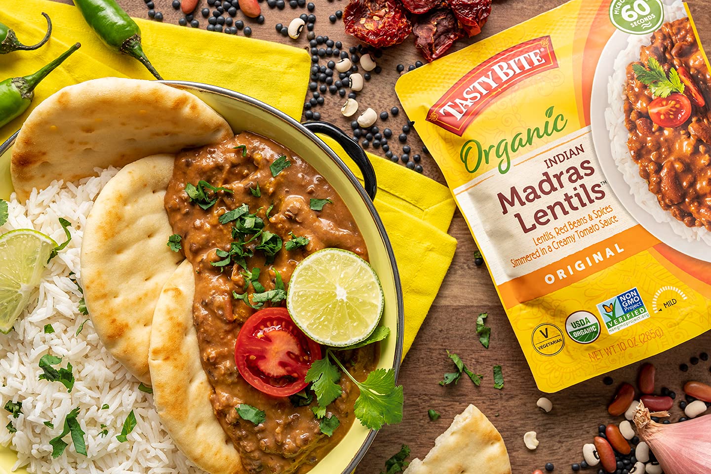 One-Day Sale: Up to 60% Off Tasty Bite Indian Madras Lentils, Microwaveable Ready to Eat Entrée, 10 Ounce (Pack of 6) Up To 40% OFF Tasty Bite Indian Madras Lentils, Microwaveable Ready to Eat Entrée, 10 Ounce (Pack of 6)