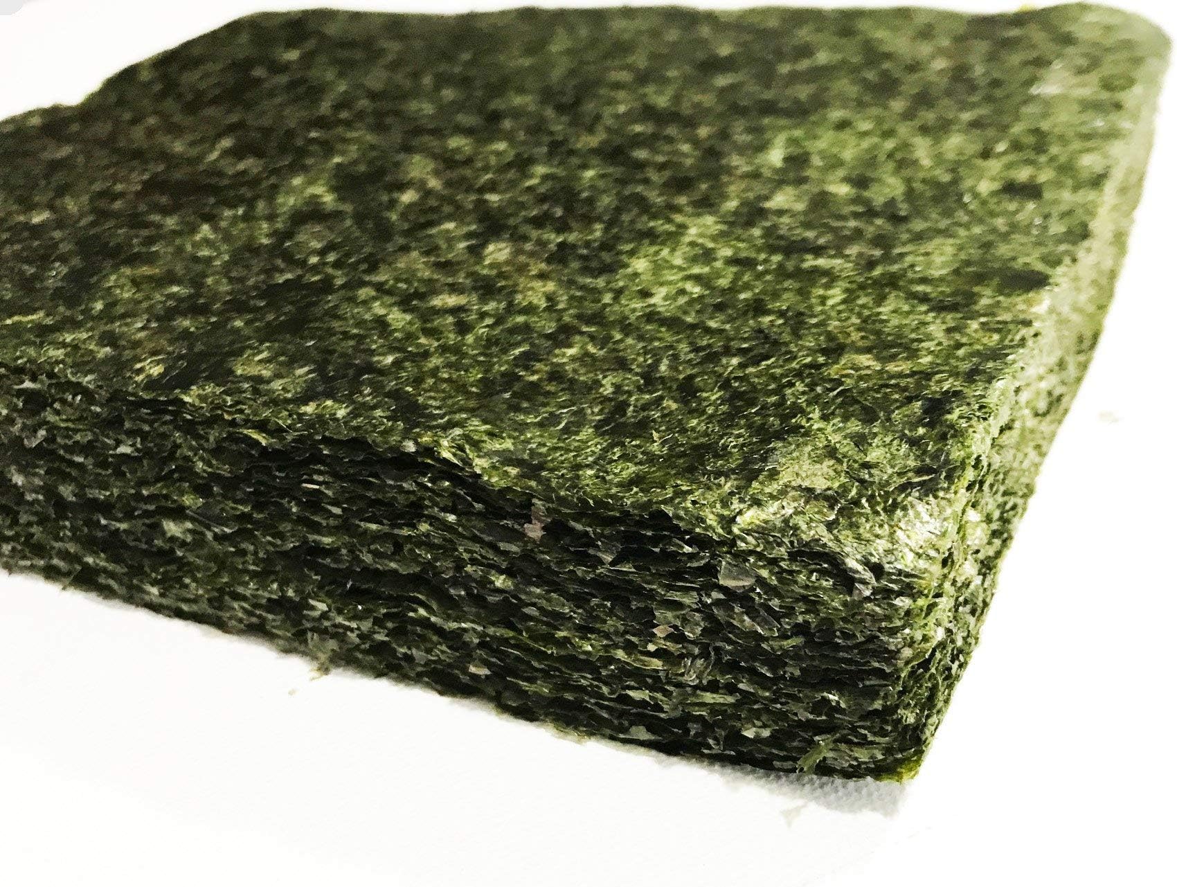 Far Edge Aquatics Bulk Green Seaweed for Fish - Extra Large Sheets (5.10 Oz Approx.) - Stays Intact Longer