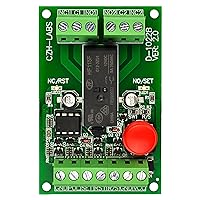 Vista 1 de ELECTRONICS-SALON Módulo de relé DPDT de bloqueo de control de señal momentánea/pulso de montaje en panel, 12V