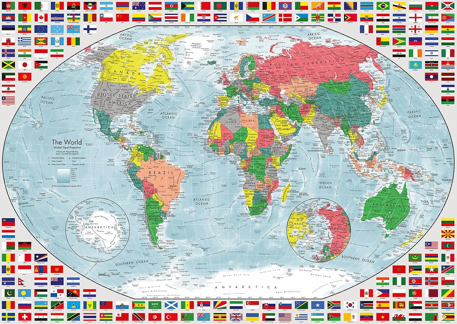 Ravensburger Portrait of The Earth Jigsaw Puzzle 1000 Piece for Adults and Children Aged 12 Years and Up