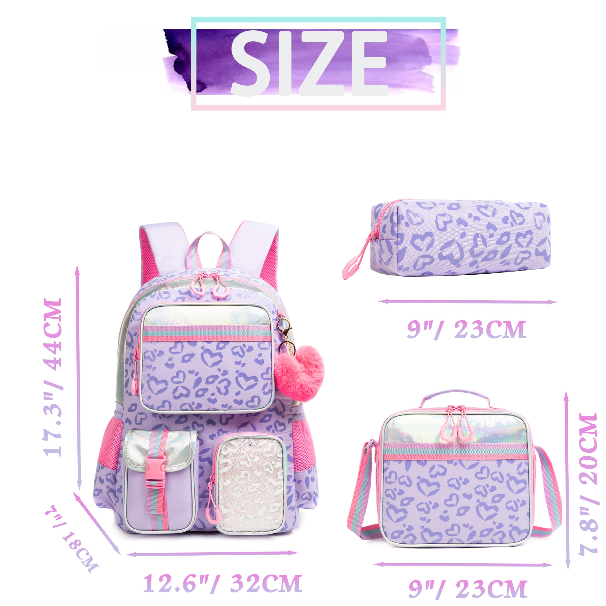 Multibolsillo Mochila Para Niñas de Mochila Escolar Niña Mochila Mochila Escolar 10 años