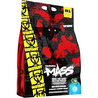 PVL Mutant Mass Weight Gain Shake Powder, Vanilla, 6800 g