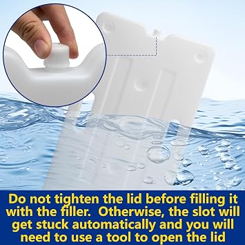 2 Pack 23.5''x14'' Swimming Pool Ladder Weight, Removable Pool Step Weights