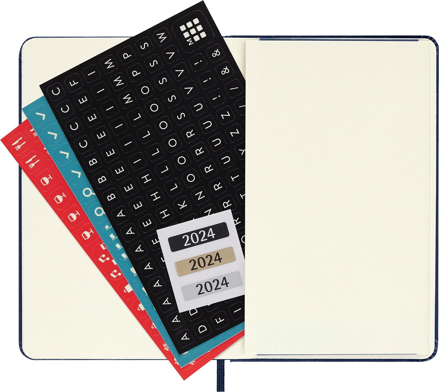 Moleskine DHB2012WN2Y24 Notebook, Beginning January 2024, Weekly Diary, Hardcover, Pocket Size (W x H x H): 3.5 x 5.5 inches (9 x 14 cm), Sapphire Blue