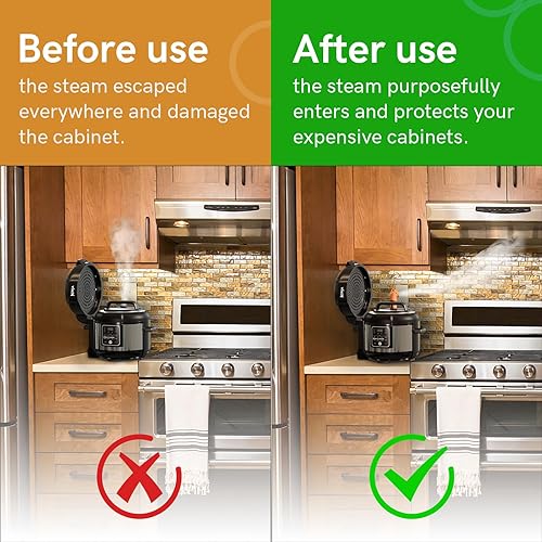 Miniatura 2 de Accesorio desviador de liberación de vapor, desviador de vapor instantáneo, accesorios de olla a presión para olla instantánea compatible con Ninja