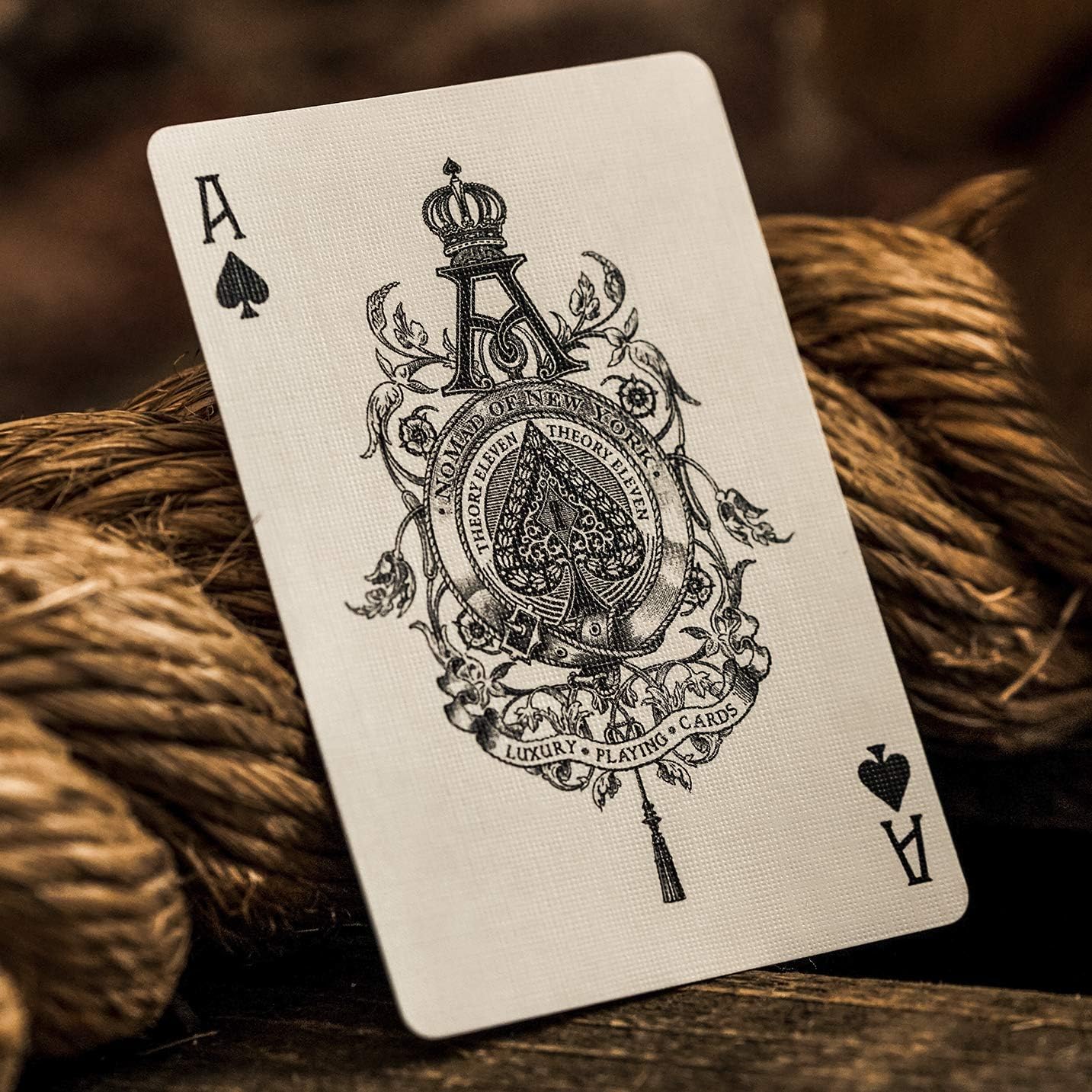 theory11 NoMad Playing Cards , Black, 3.5 x 2.6 x 0.7"