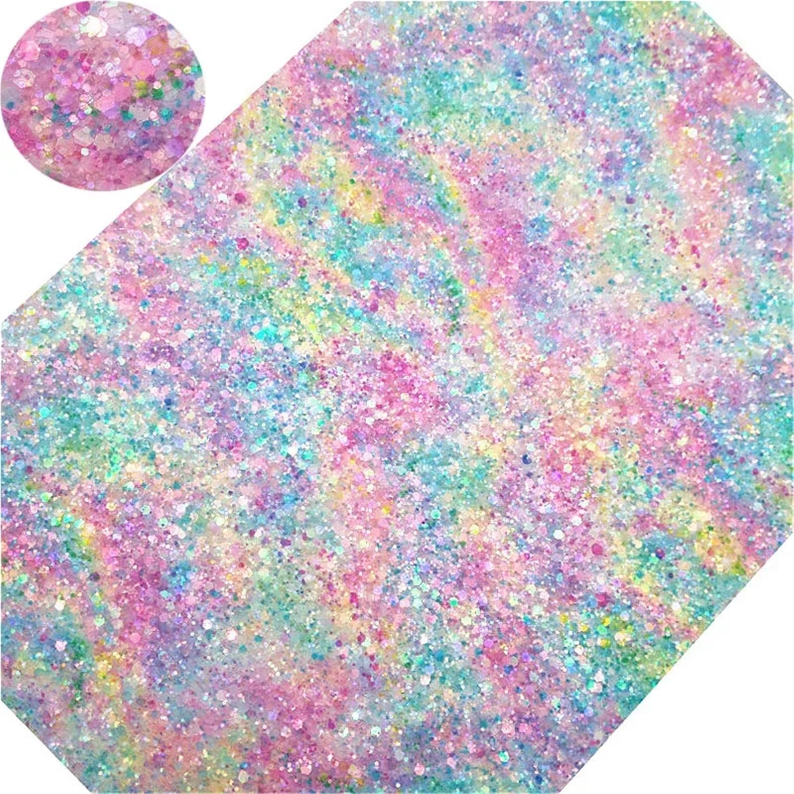 PVC-Glitzerplatten | Mehrfarbig, 21 x 29 cm und 30 x 134 cm, for Basteln(3-30x134cm)