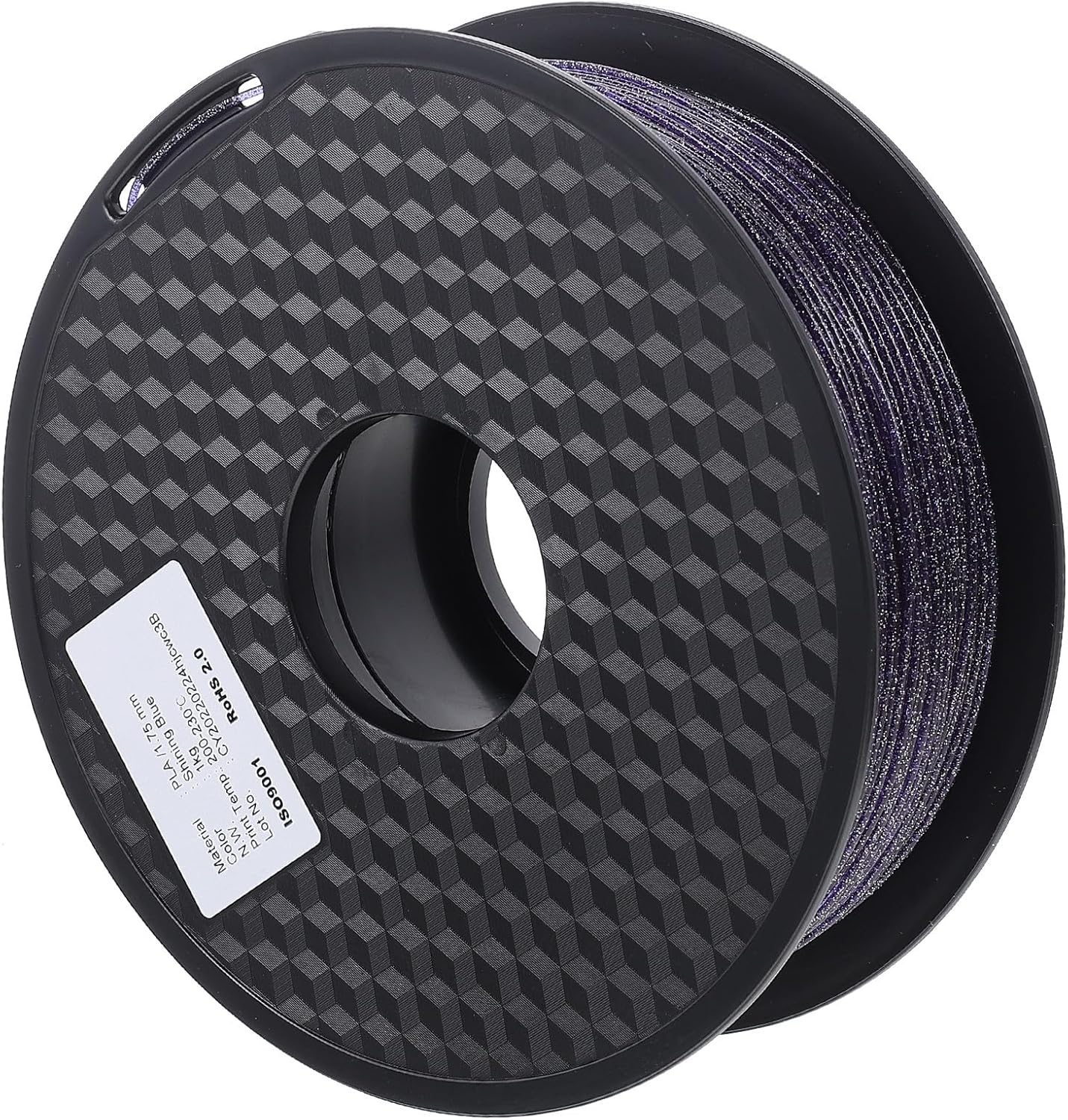 Professional 3D Printer Pla Filament 1.75mm, 1 Roll of Colorful Blue 3D Printing Material for Layered Printers, Precision Printing Filament for 3D Printing Supplies