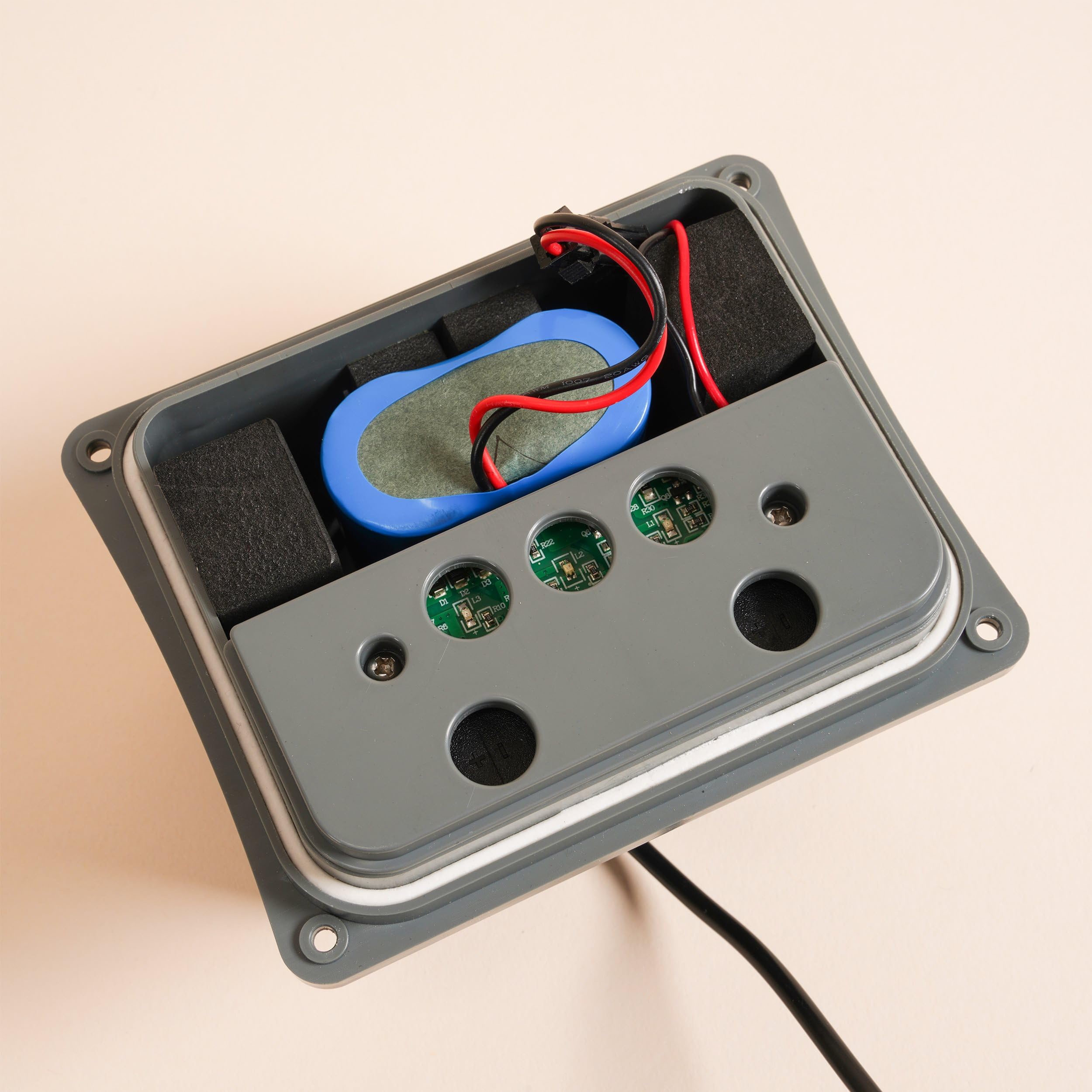 esotec Solar Teichpumpenset 6/220 LED außen, Teichpumpe mit Filter, Sprinklerpumpe 220l/h, LiFePo4 Akku, Solarmodul 6W, Solarbrunnen, Gartenteich Wasserspiel, Springbrunnenpumpe, 101023