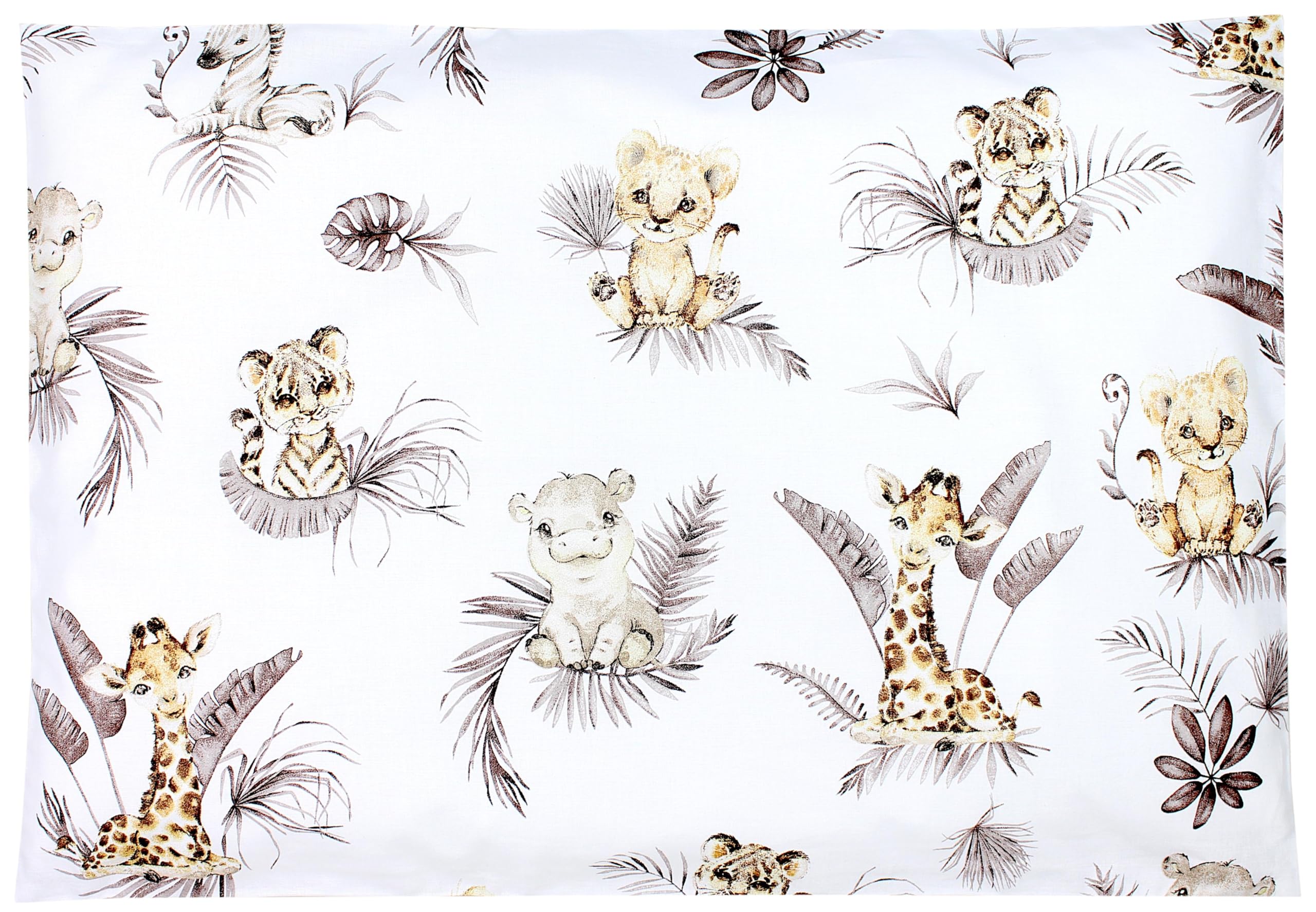 Federe Cuscini Bambini TupTam - Disegni Leone E Foglie - Foto 5