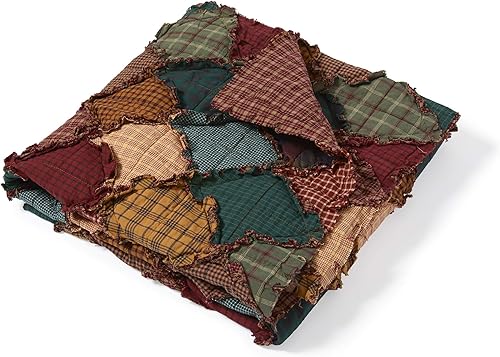 Miniatura 2 de Donna Sharp Manta decorativa de algodón con patrón de retazos