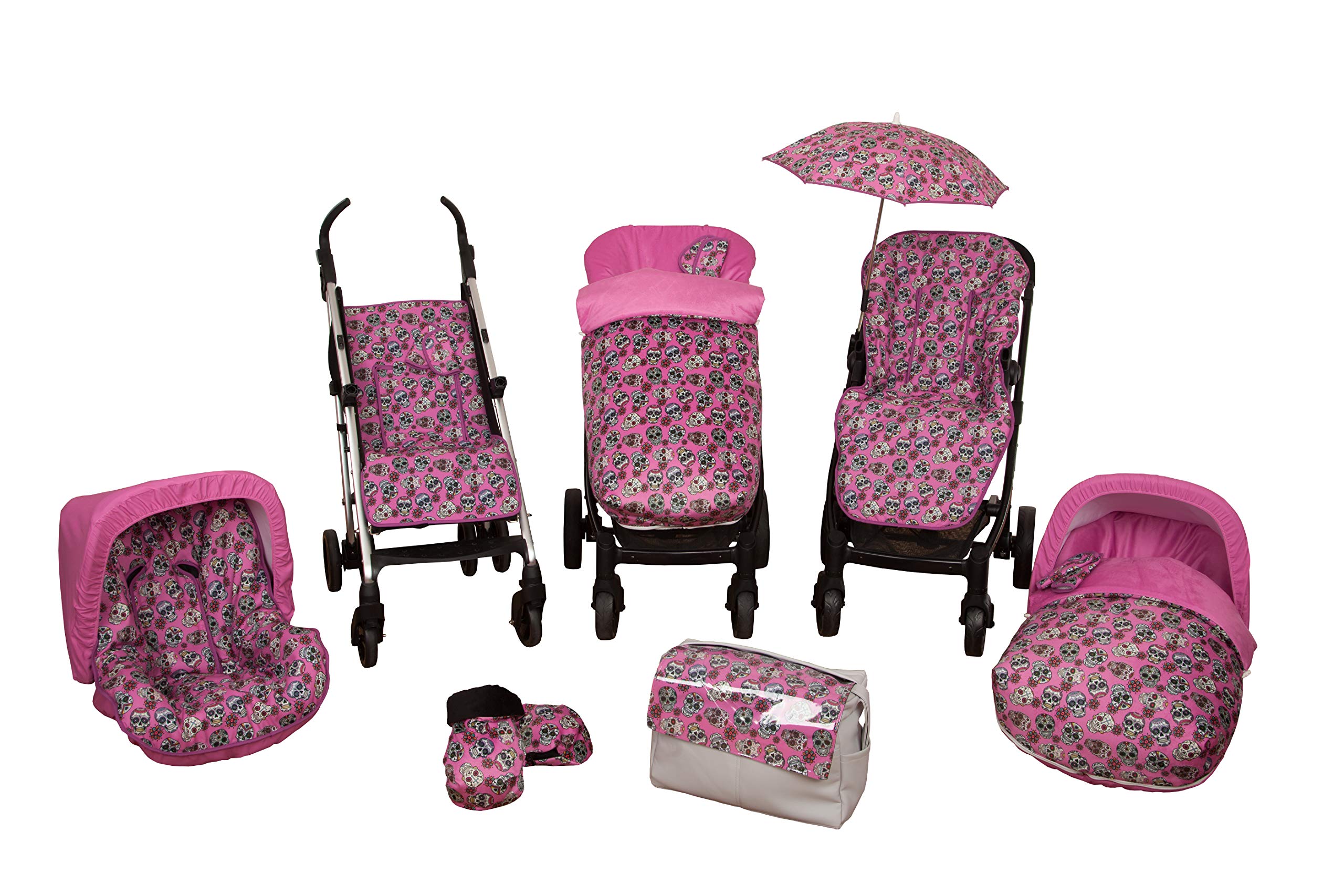 Babyline Śpiwór Lovely Skull grupa 0, unisex, fuksja