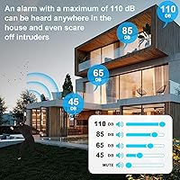 Vista 6 de SanJie Door Chime, Door Open Contact Sensor Alarm with 500 FT Range,26 Chimes 5 Adjustable Volume for Business/Store/Home/Office When Entering 2