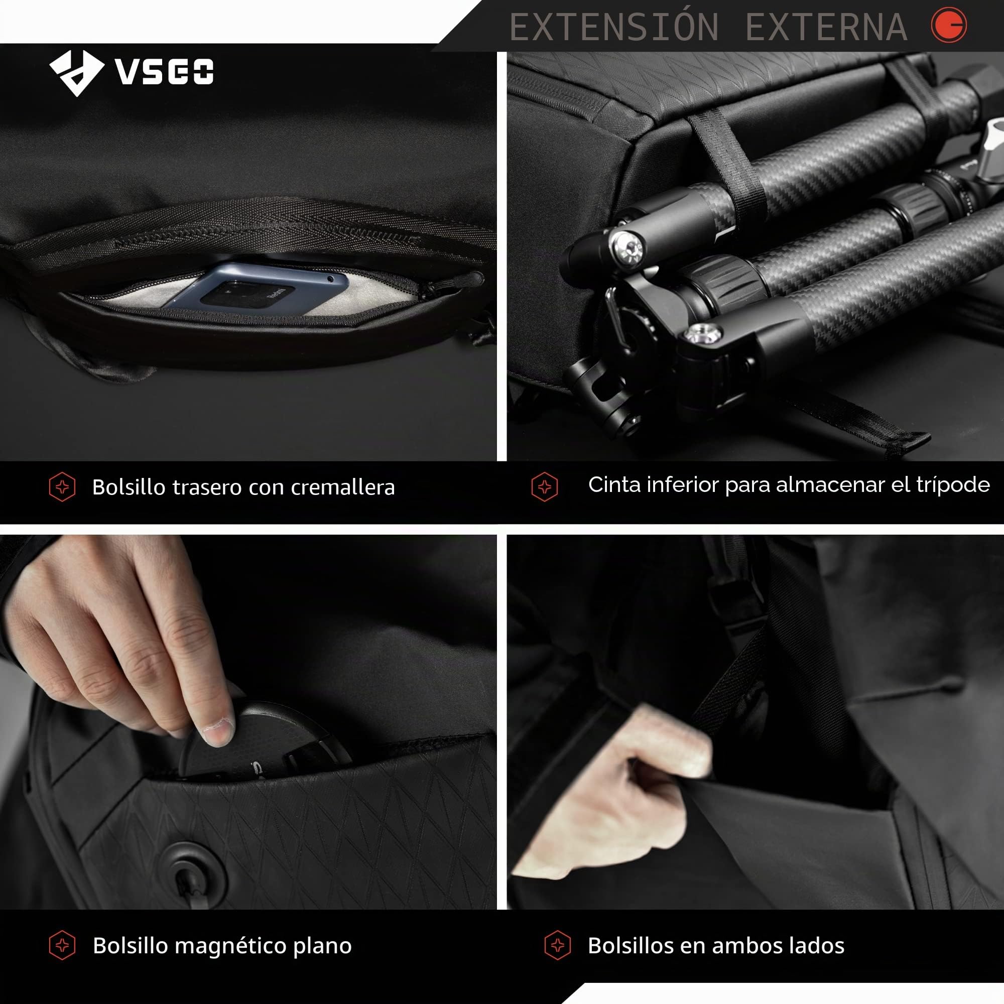 VSGO Bolsa de fotografía profesional