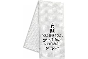 LOL Dish Towels for Kitchen Decor - Sarcastic 'Does This Towel Smell...