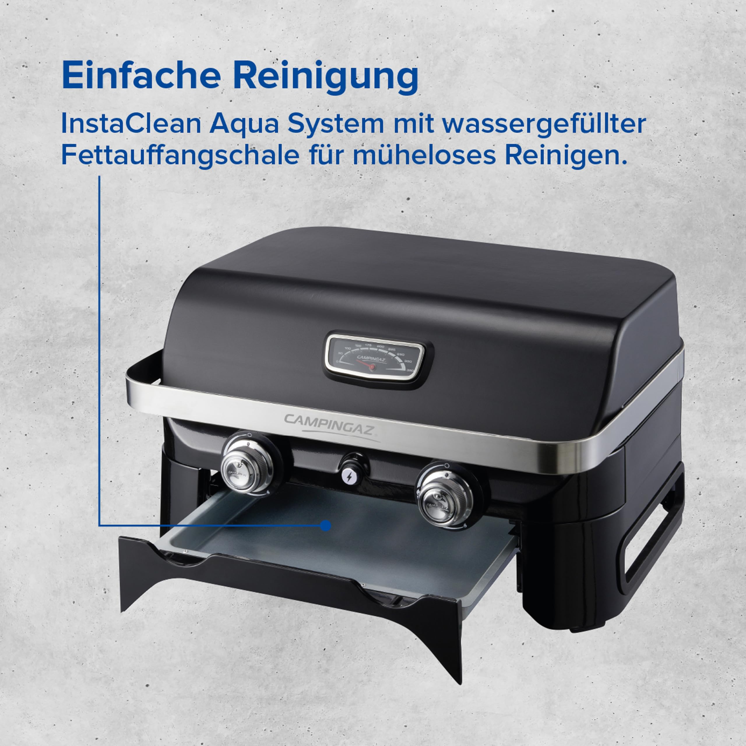 Campingaz Attitude 2100 LX Gas Tischgrill, Schwarz