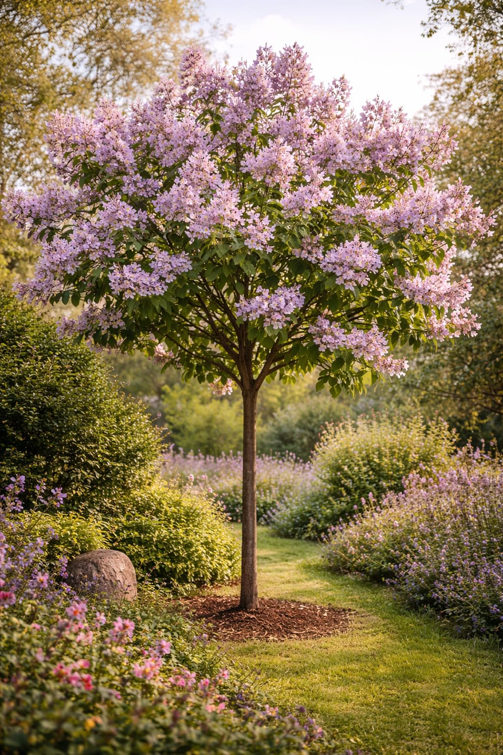 Blauglockenbaum ca. 180 cm – Paulownia tomentosa Kaiserbaum winterhart schnellwachsender Zierbaum | großer Gartenbaum, dekorativ, pflegeleicht, ideal für Garten & Terrasse