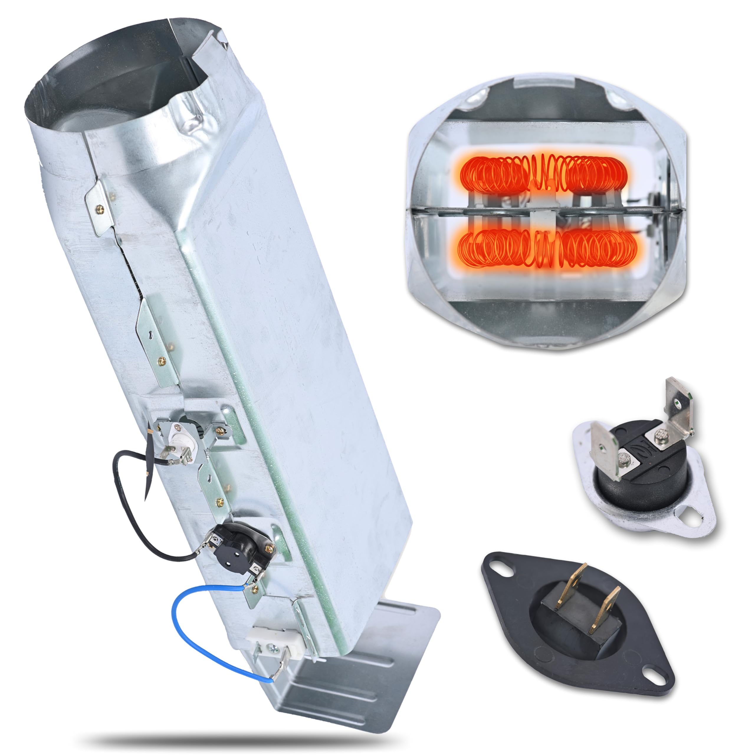 Dryer Heating Element Assembly Replaces For Samsung DV422EWHDWR/AA DV395ETPASU/A1 DV365ETBGWR/A3 DV448AEP DV448AEP/XAA DV350AEW DV405ETPASU/AA DV395ETPASUA1 DV365ETBGWRA3 DV448AEPXAA Dryer