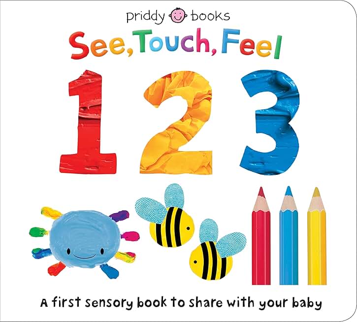 See touch. Baby touch and feel numbers. Board book. Touch and feel. Priddy roger "play shop".