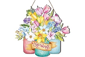 Rustic Spring Door Décor: Enhance Your Home with Floral Charm