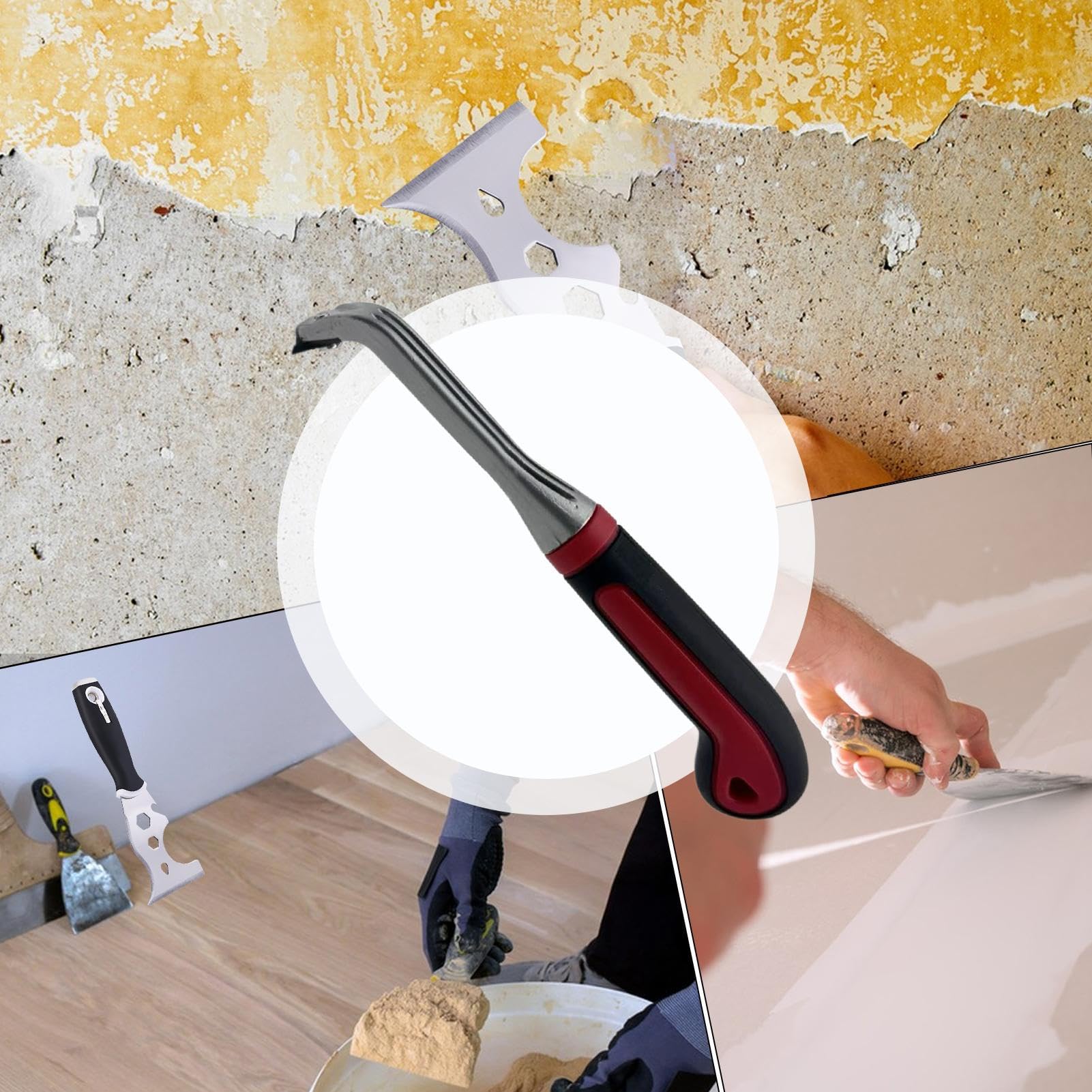 Grattoir Métallique Grattoir à Peinture 2,5 cm pour Vitre