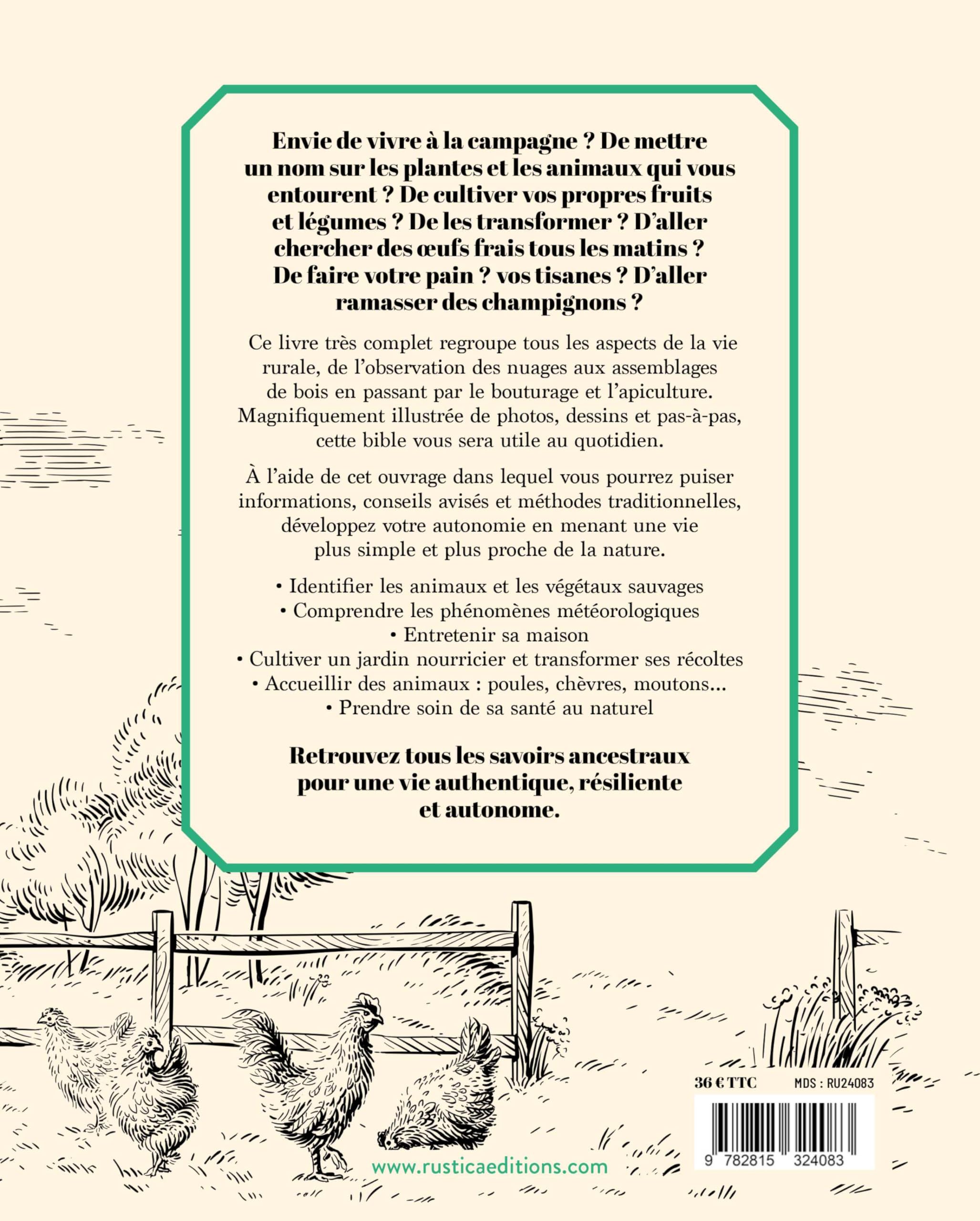 Traité Rustica des usages et savoir-faire de nos campagnes