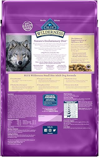 Miniatura 2 de Blue Buffalo Wilderness - Alimento seco para perros con alto contenido de proteínas alimento natural para adultos pequeños pollo
