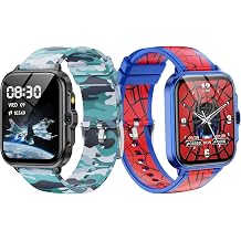 Smart Watch for Kids Boys Age 5-12, Ai Functions Games HD Touch Screen Watches with Video Camera Music Player Pedometer Heart Rate Sleep Tracker Christmas Birthday Gifts for Boys