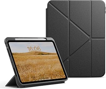 Native Union Active Case for iPad Lightweight Durable 4-in-1 Stand Case with Matte TPU Back Apple Pencil Holder Magnetic Cover Compatible with Auto Wake/Sleep Function Black