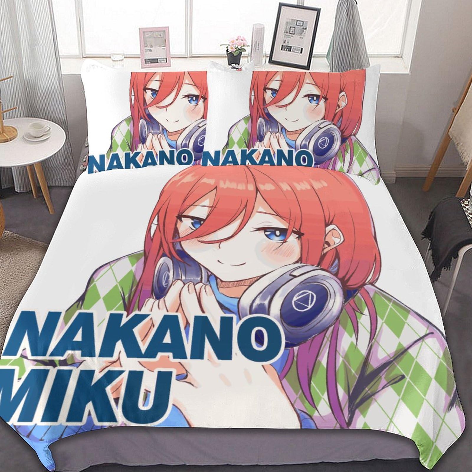 Amazon｜布団カバー 3点セット 五等分の花嫁 中野三玖 Nakano Miku