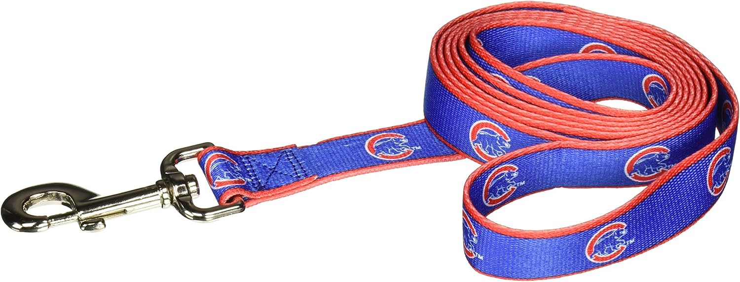 MLB Chicago Cubs Dog Leash, Medium/Large - New Design