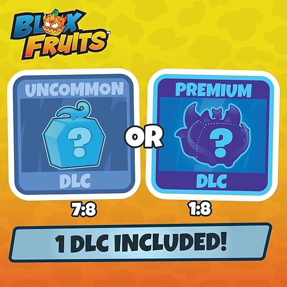Blox Fruits Mystery Mini Bundle Series 2 by PhatMojo - Collector Plush, Mystery Minifigure, 3 Stickers & 1 DLC Code - 6 Items Total - Collectible Toy Gift for Kids Ages 6+