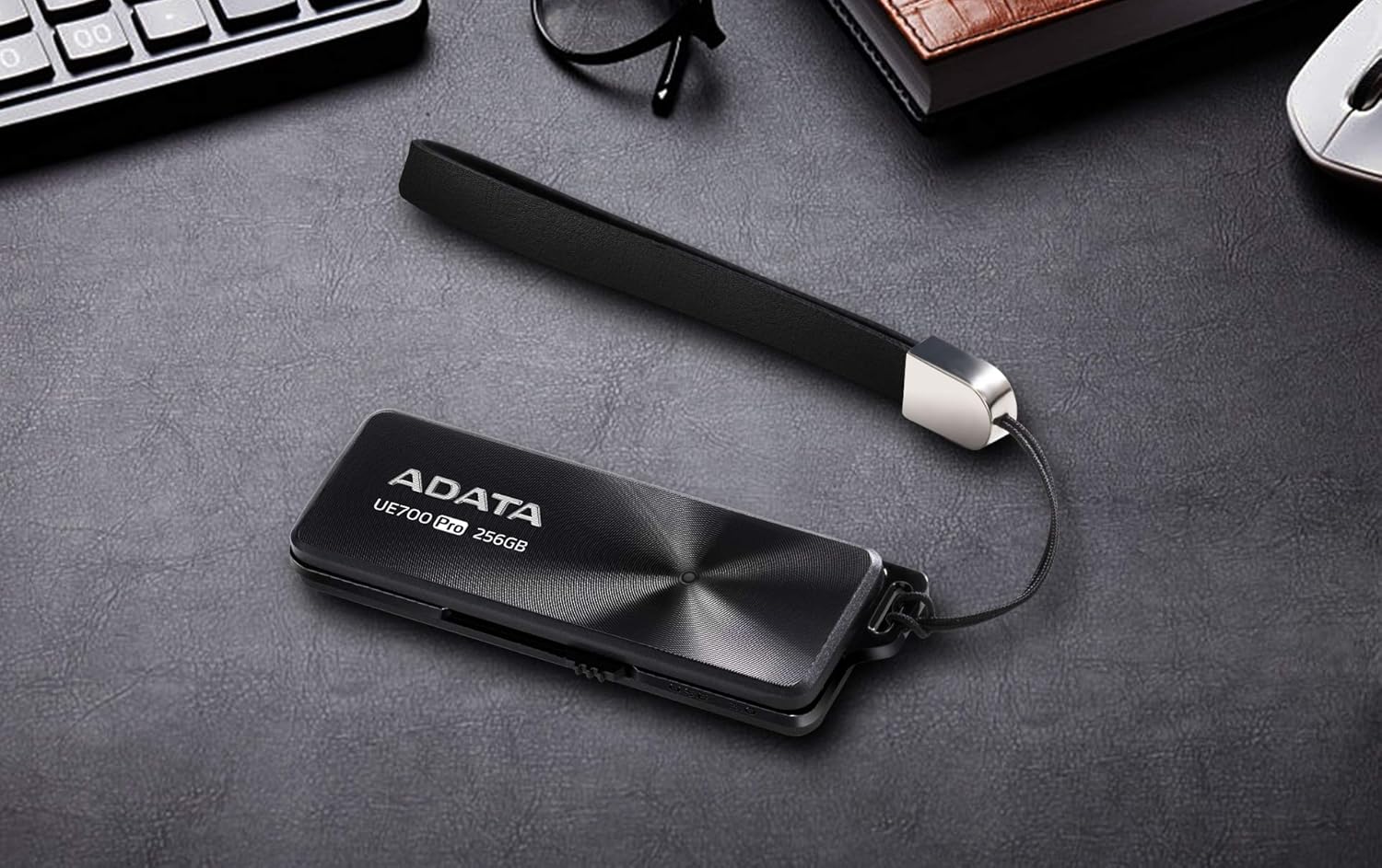ADATA UE700 Pro 256GB USB 3.2 Gen 1 SuperSpeed USB Flash Drive (AUE700PRO-256G-CBK)