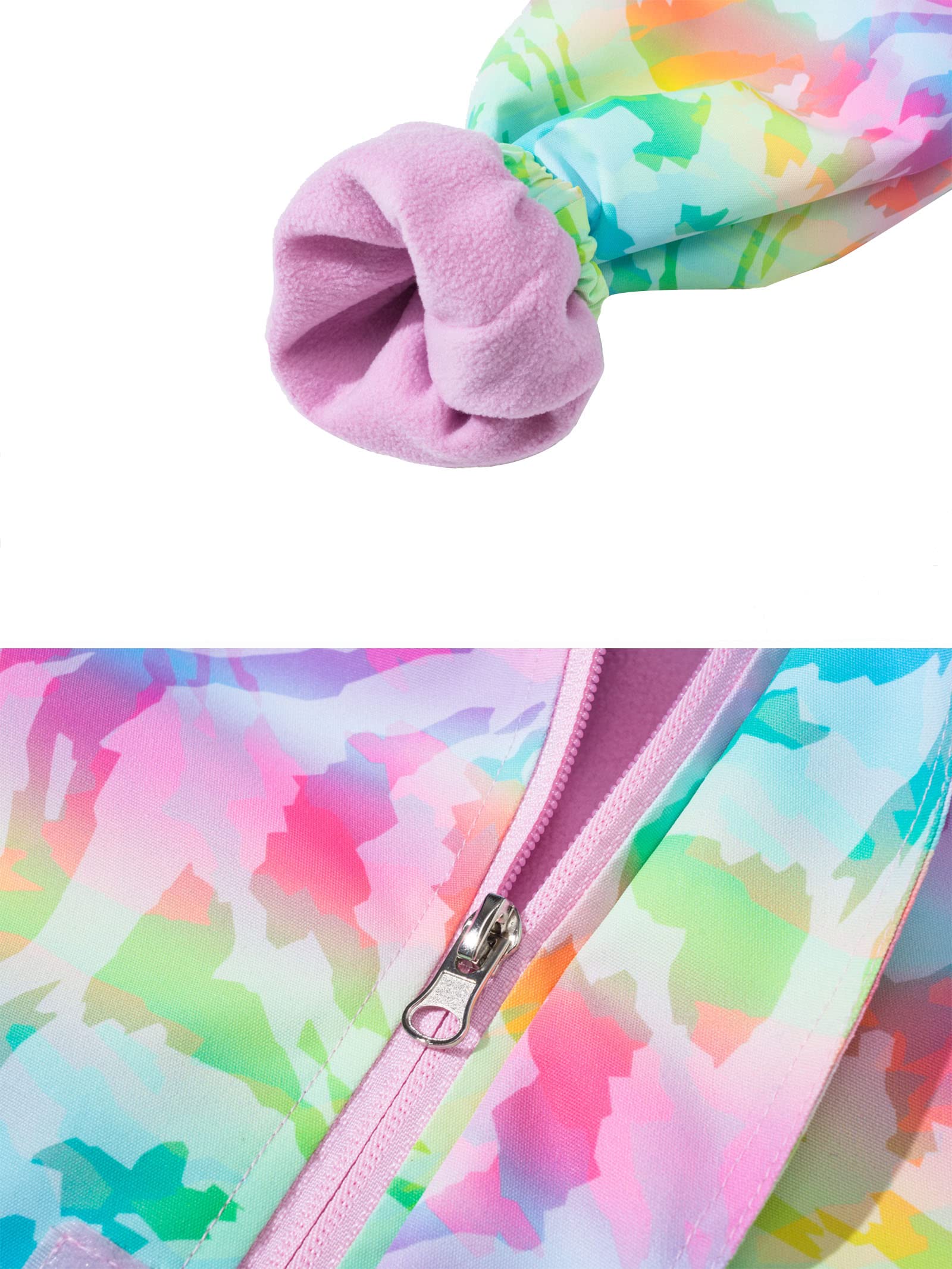 CAMLAKEE Chaqueta Impermeable Niños Abrigo Chubasquero Cazadora Niñas