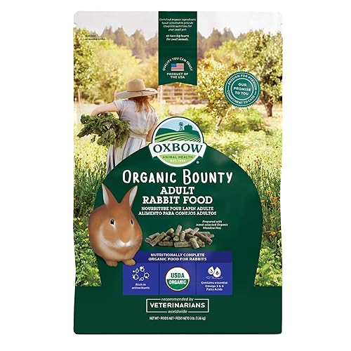 OXBOW Bene Terra Organic Rabbit Food, 3 lb - 1.36 kg (Pack of 1)