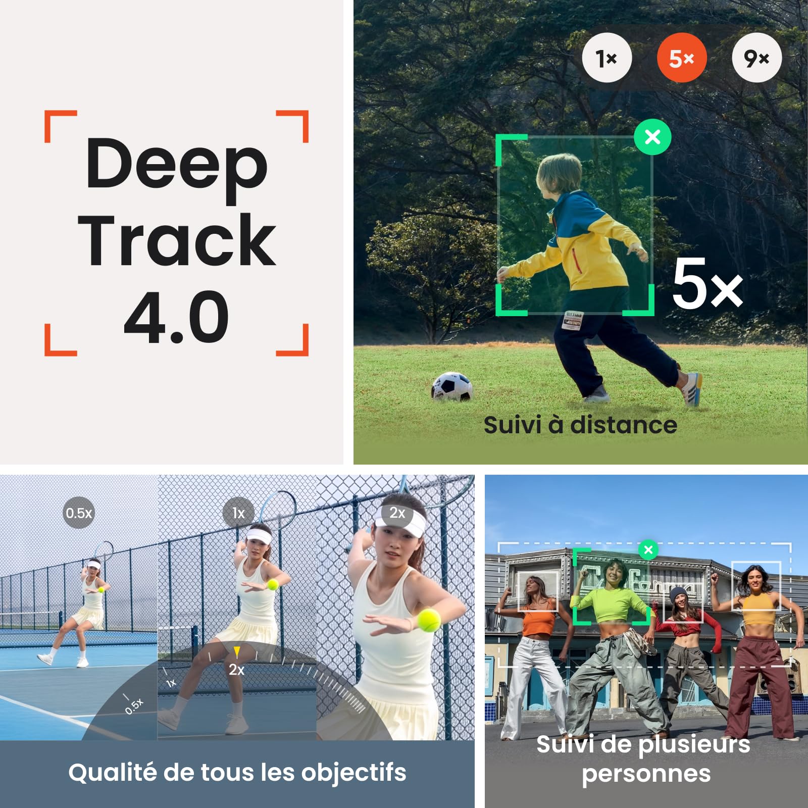 Insta360 Flow 2 Pro Gris - Stabilisateur Smartphone IA avec Suivi natif iPhone, Android, Gimbal avec Suivi à 360°, trépied et Perche à Selfie intégrés, léger et Portable pour vlog et Voyage
