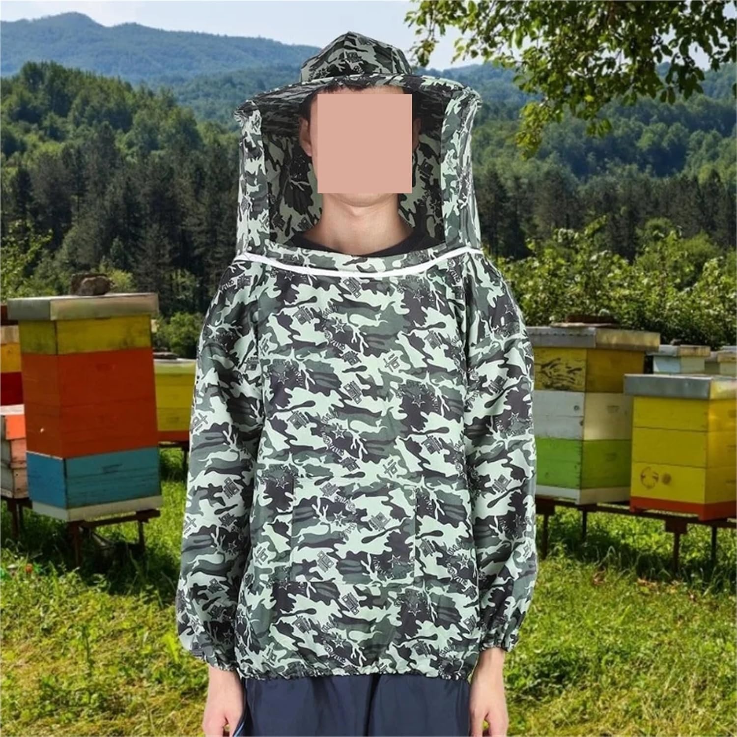 Beekeeping, 2-Pack Beekeeping Protective Jackets/Outerwear, Long-Sleeved, Suitable for Supplies,for Beekeepers