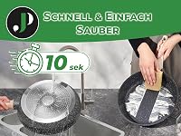 Set de vase Just Perfecto din 15 piese cu capace - Set de oale și tigăi pentru inducție, fără PTFE și PFOA, negru, rezistent la zgârieturi 5