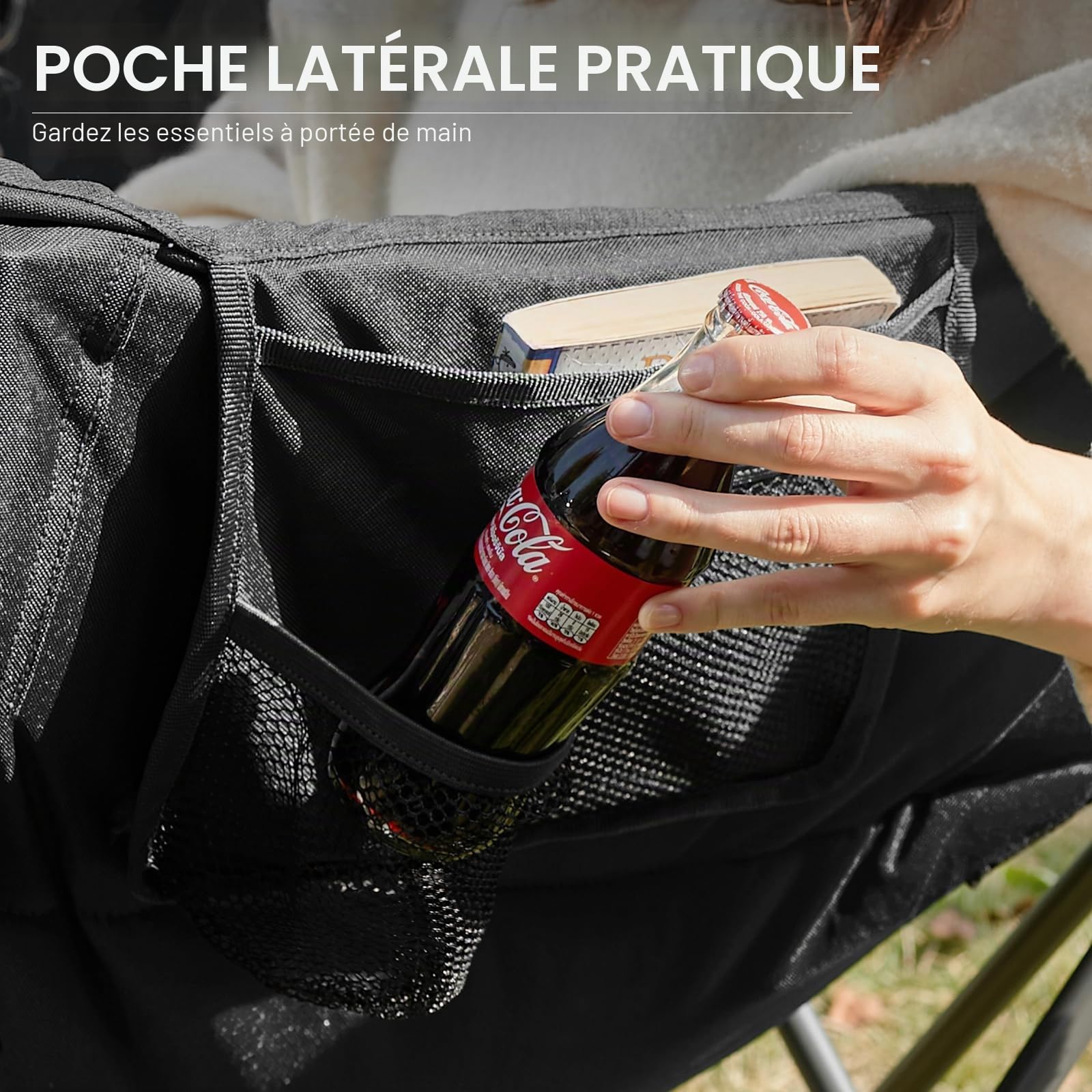 Ever Advanced Canapé Camping Pliable 124cm, 2 Places, 320kg