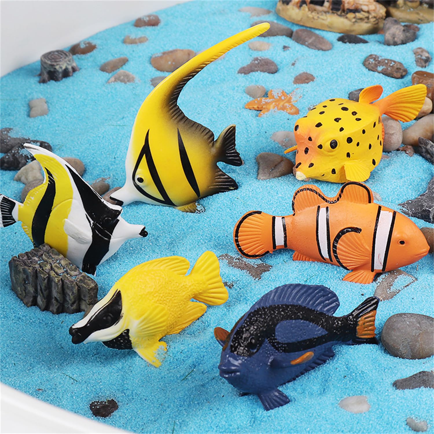 Amazon | EUHELOPA 魚 フィギュア 18体セット 熱帯魚 カクレクマノミ