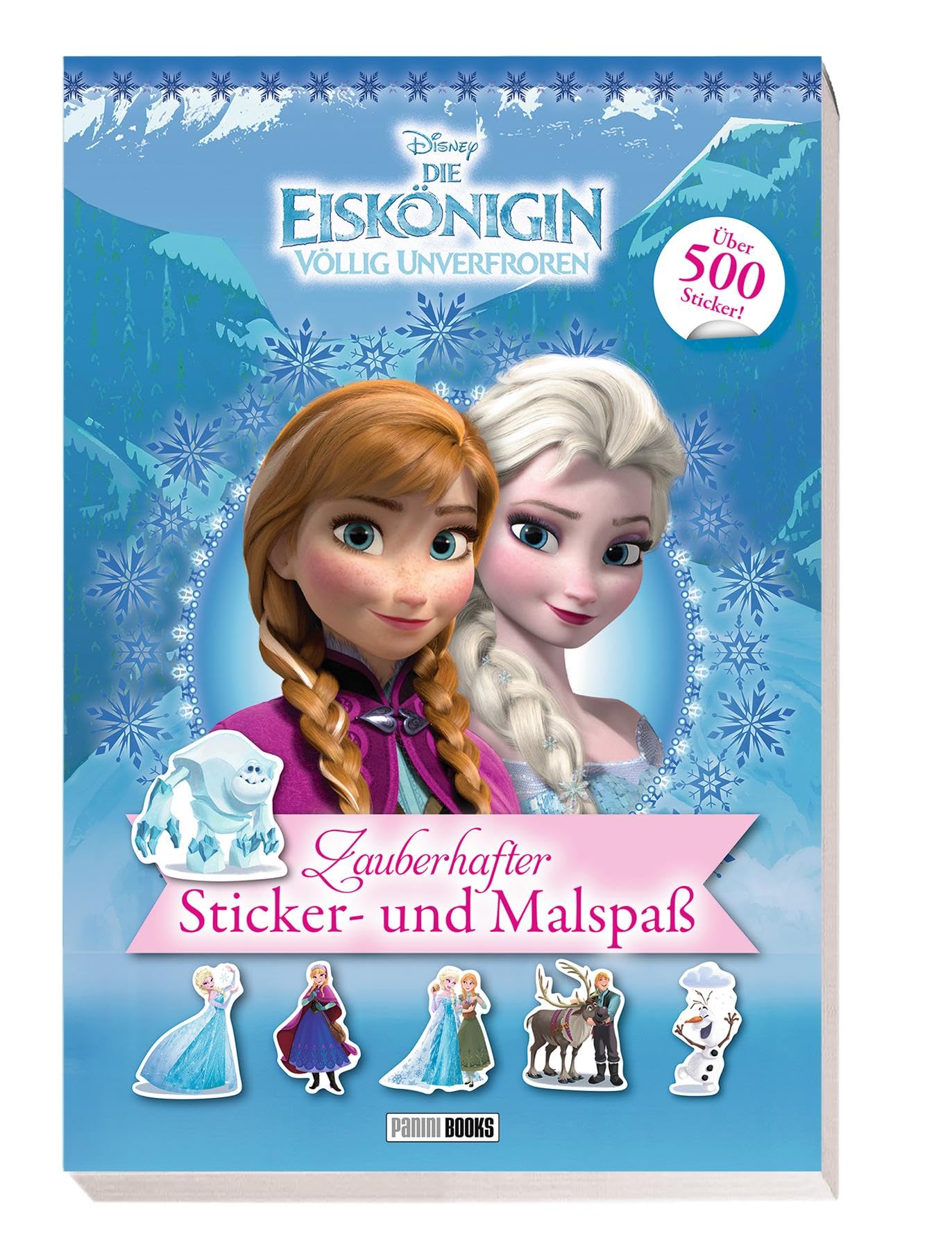 Disney Die Eiskönigin: Zauberhafter Sticker- und Malspaß: über 500 Sticker